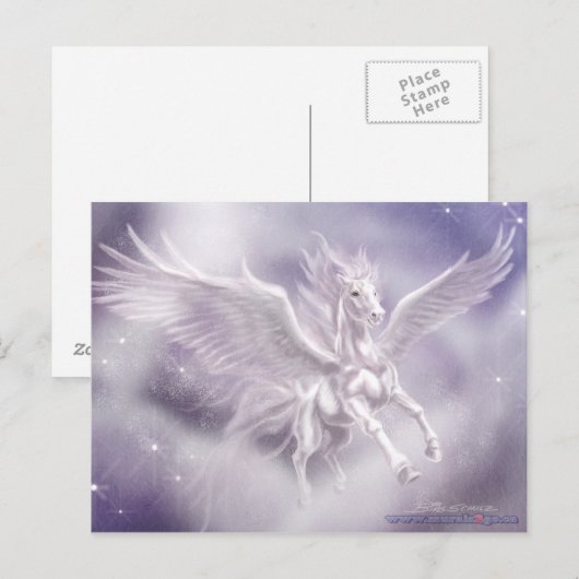 Carte Postale Pegasus (Devant / Derrière)