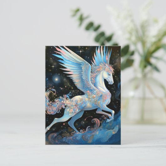 Carte Postale Pegasus Imaginaire Art (Debout devant)