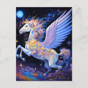 Carte Postale Pegasus Imaginaire Art