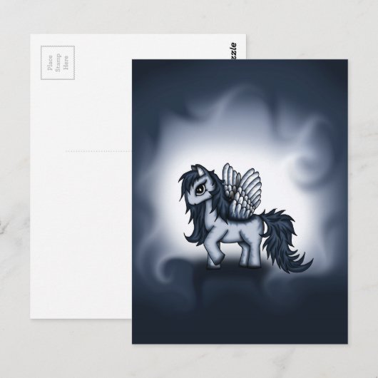 Carte Postale Pegasus Pony (Devant / Derrière)