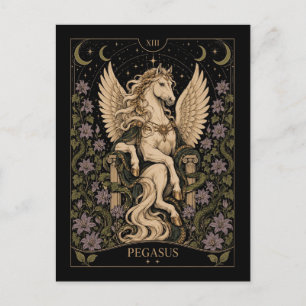 Carte Postale Pegasus, Tarot Étoilé Art
