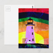 Carte Postale Peggy's Cove Lighthouse Route Nouvelle-Écosse (Devant / Derrière)