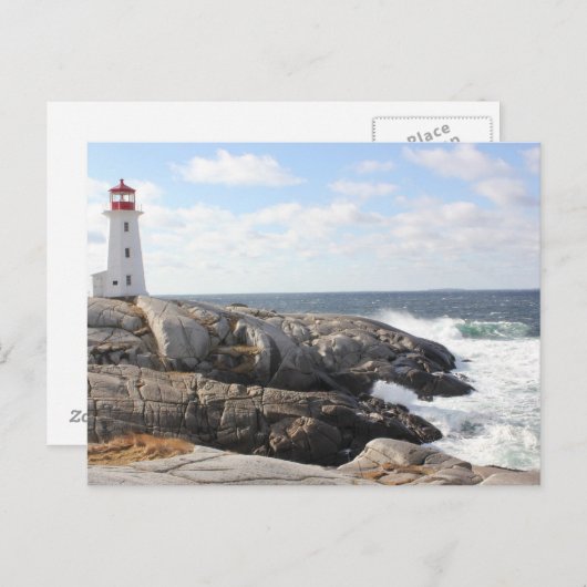 Carte Postale Peggy's Cove (Nouvelle-Écosse) (Devant / Derrière)
