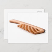 Carte Postale Peigne en bois (Devant / Derrière)