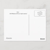 Carte Postale Peindre (Dos)