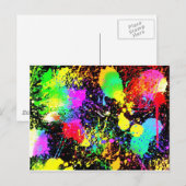 Carte Postale Peindre des plaques (Devant / Derrière)