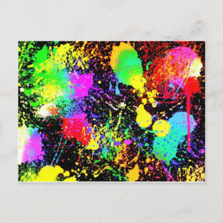 Carte Postale Peindre des plaques