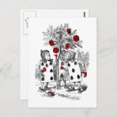 Carte Postale Peindre le rouge Rose (Devant / Derrière)