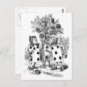 Carte Postale Peindre Le Rouge Rose (Devant / Derrière)