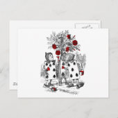 Carte Postale Peindre le rouge Rose (Devant / Derrière)