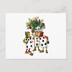 CARTE POSTALE PEINDRE LES ROSES DE LA REINE