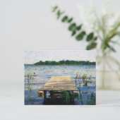 Carte Postale Peint de Footbridge dans l'eau. La rivière Havel. (Debout devant)