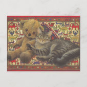 CARTE POSTALE PEINTE CAT (Devant)