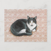 CARTE POSTALE PEINTE CAT (Devant)