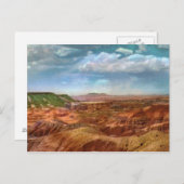 Carte postale peinte de cru de désert (Devant / Derrière)