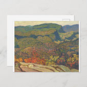 Carte Postale Peintre canadien Jackson Forest Wilderness (Devant / Derrière)