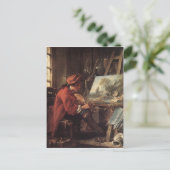 Carte Postale Peintre dans son Studio - François Boucher (Debout devant)