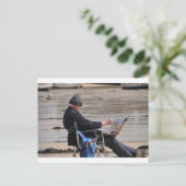 Carte Postale peintre st ives (Debout devant)