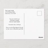 Carte Postale Peintres abstraits Chanteurs de Noël (Dos)