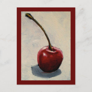 CARTE POSTALE PEINTURE À LA CHERRIE LONE