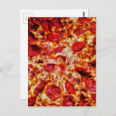 Carte Postale Peinture à la pizza (Devant / Derrière)