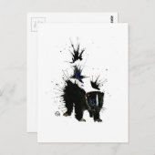 Carte Postale Peinture à l'aquarelle (Devant / Derrière)