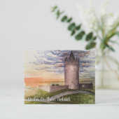 Carte Postale Peinture à l'aquarelle, Doolin, Comté de Clare (Debout devant)