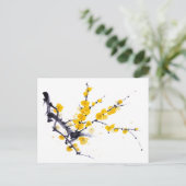 Carte Postale Peinture à l'encre et à l'aquarelle de sumie de ch (Debout devant)