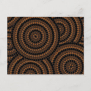 Carte Postale Peinture à points aborigène