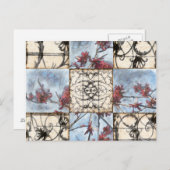 Carte Postale Peinture Abstraite de défilement (Devant / Derrière)