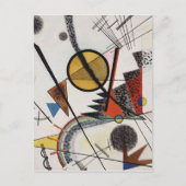 Carte Postale Peinture Abstraite expressionniste de Kandinsky (Devant)