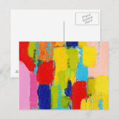 Carte Postale Peinture Abstraite fantastique par Kris Taylor (Devant / Derrière)