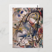 Carte Postale Peinture Abstraite Kandinsky (Devant / Derrière)
