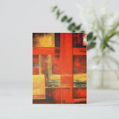 Carte Postale Peinture Abstraite moderne (Debout devant)