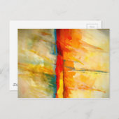 Carte Postale Peinture Abstraite moderne (Devant / Derrière)