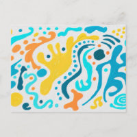 Peinture Abstraite moderne colorée