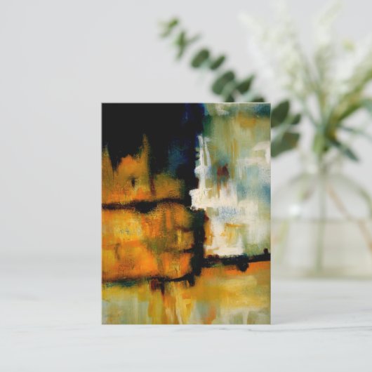 Carte Postale Peinture Abstraite originale (Debout devant)