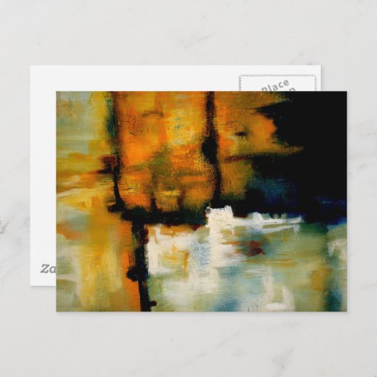 Carte Postale Peinture Abstraite originale (Devant / Derrière)