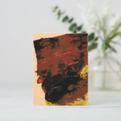 Carte postale Peinture Acrylique à la barre de cho (Debout devant)