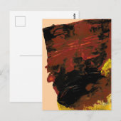 Carte postale Peinture Acrylique à la barre de cho (Devant / Derrière)