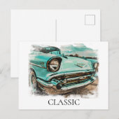 Carte Postale *~* Peinture ancienne classique rétro vintage anti (Devant / Derrière)