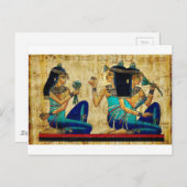 CARTE POSTALE PEINTURE ANCIENNE EN EGYPTE (Devant / Derrière)