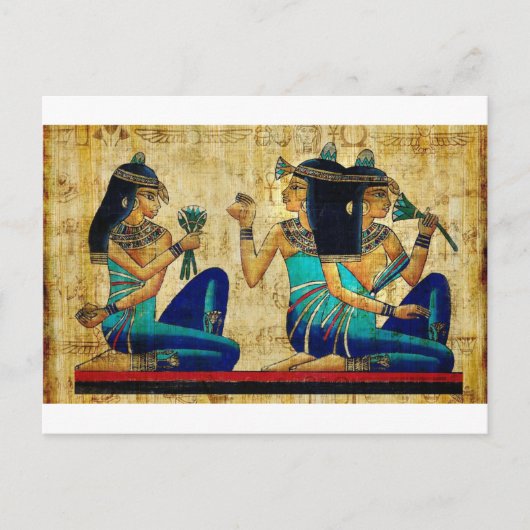 CARTE POSTALE PEINTURE ANCIENNE EN EGYPTE (Devant)