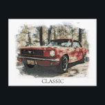 Carte Postale *~* Peinture Antique Vintage Classique Cheval Musc<br><div class="desc">CARTE POSTALE - VOITURES CLASSIQUES RÉTRO - Peintures numériques améliorées de style Grunge - PERSONNALISEZ LE TEXTE SI VOUS LE SOUHAITEZ. - Voiture.</div>