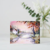 Carte Postale Peinture aquarelle du Pont Arché (Debout devant)