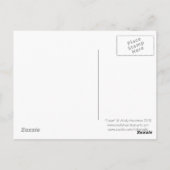 Carte Postale Peinture aquarelle faon bébé faune (Dos)