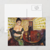 Carte Postale Peinture artistique Edward Munch (Devant / Derrière)