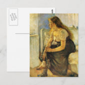 Carte Postale Peinture artistique Edward Munch (Devant / Derrière)