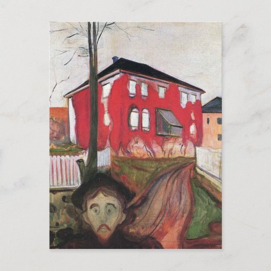 Carte Postale Peinture artistique Edward Munch (Devant)
