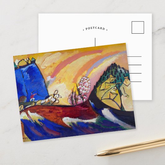 Carte Postale Peinture avec Troïka | Kandinsky